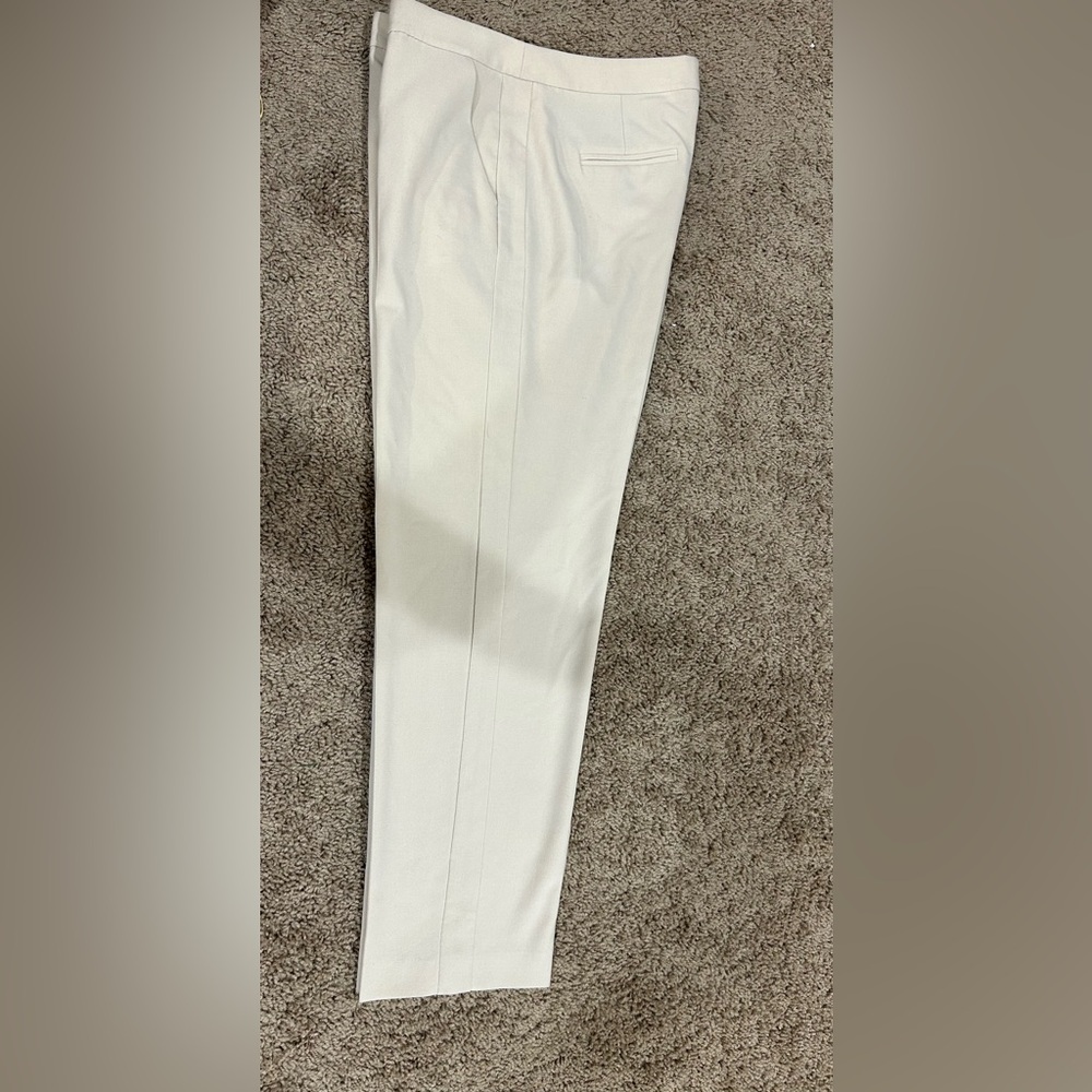 🟢Isaac Mizrahi ivory straight leg pants🟢